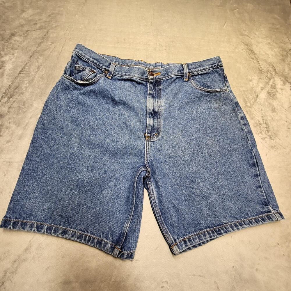 Two Pepper Denim Shorts Mens 39 Blue Jeanwear Relaxed Fit Casual Classic Style